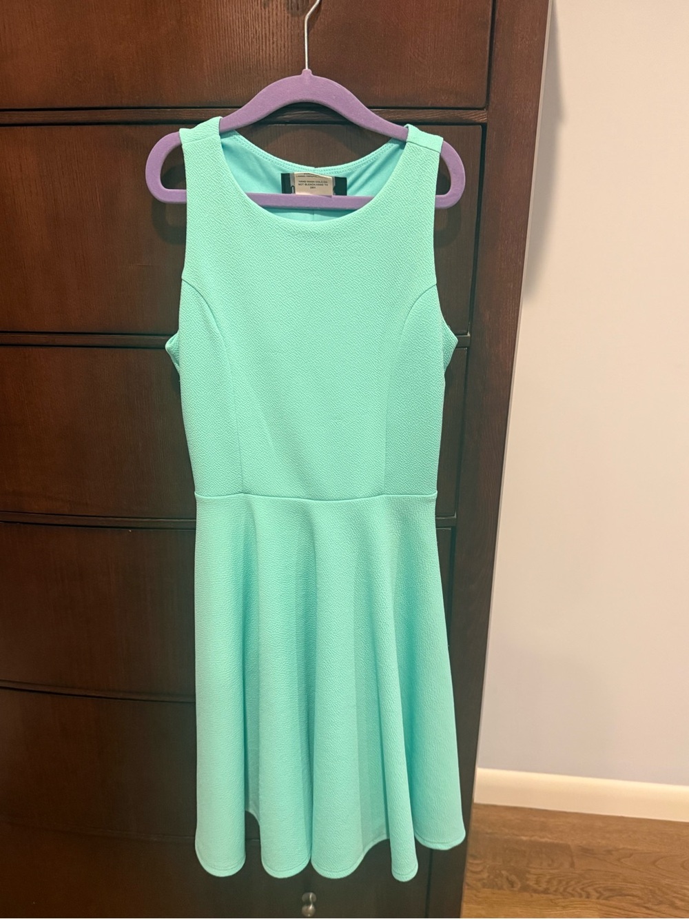 Un Deux Trois Sleeveless Mint-Aqua Skater Dress